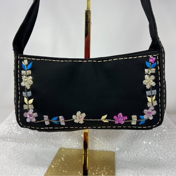 1980 VINTAGE BEADED Y2K BAG - Picture 3 of 16